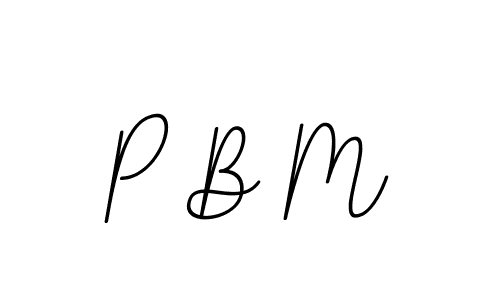 Also we have P B M name is the best signature style. Create professional handwritten signature collection using BallpointsItalic-DORy9 autograph style. P B M signature style 11 images and pictures png