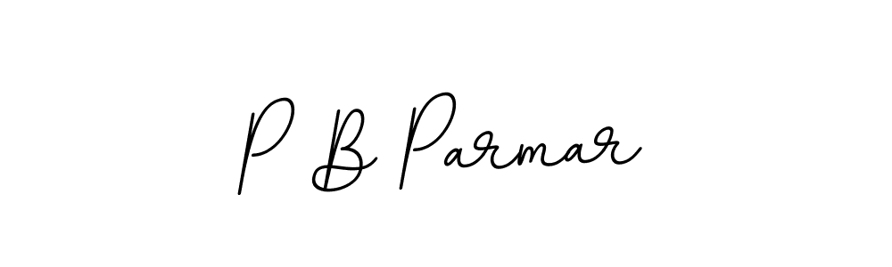 How to make P B Parmar signature? BallpointsItalic-DORy9 is a professional autograph style. Create handwritten signature for P B Parmar name. P B Parmar signature style 11 images and pictures png