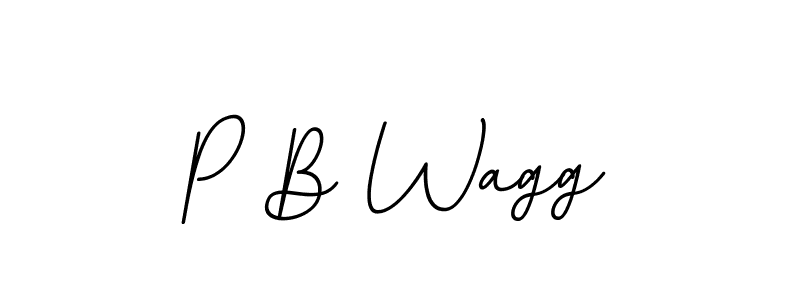 This is the best signature style for the P B Wagg name. Also you like these signature font (BallpointsItalic-DORy9). Mix name signature. P B Wagg signature style 11 images and pictures png