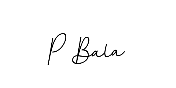 It looks lik you need a new signature style for name P Bala. Design unique handwritten (BallpointsItalic-DORy9) signature with our free signature maker in just a few clicks. P Bala signature style 11 images and pictures png