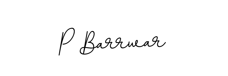 You should practise on your own different ways (BallpointsItalic-DORy9) to write your name (P Barrwar) in signature. don't let someone else do it for you. P Barrwar signature style 11 images and pictures png