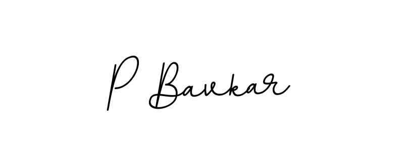 You should practise on your own different ways (BallpointsItalic-DORy9) to write your name (P Bavkar) in signature. don't let someone else do it for you. P Bavkar signature style 11 images and pictures png