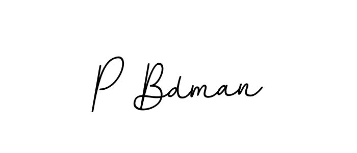 P Bdman stylish signature style. Best Handwritten Sign (BallpointsItalic-DORy9) for my name. Handwritten Signature Collection Ideas for my name P Bdman. P Bdman signature style 11 images and pictures png