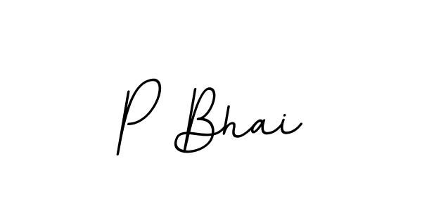 You should practise on your own different ways (BallpointsItalic-DORy9) to write your name (P Bhai) in signature. don't let someone else do it for you. P Bhai signature style 11 images and pictures png