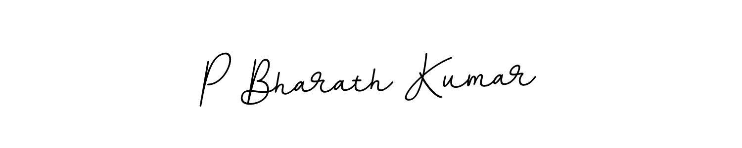 if you are searching for the best signature style for your name P Bharath Kumar. so please give up your signature search. here we have designed multiple signature styles  using BallpointsItalic-DORy9. P Bharath Kumar signature style 11 images and pictures png