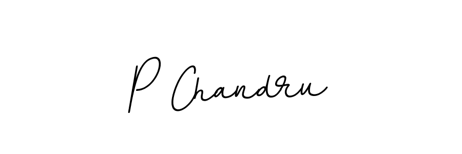 Make a beautiful signature design for name P Chandru. With this signature (BallpointsItalic-DORy9) style, you can create a handwritten signature for free. P Chandru signature style 11 images and pictures png