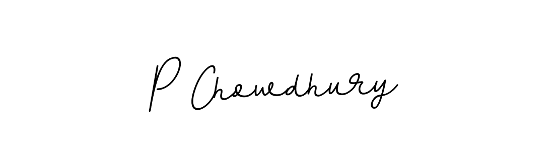 You should practise on your own different ways (BallpointsItalic-DORy9) to write your name (P Chowdhury) in signature. don't let someone else do it for you. P Chowdhury signature style 11 images and pictures png
