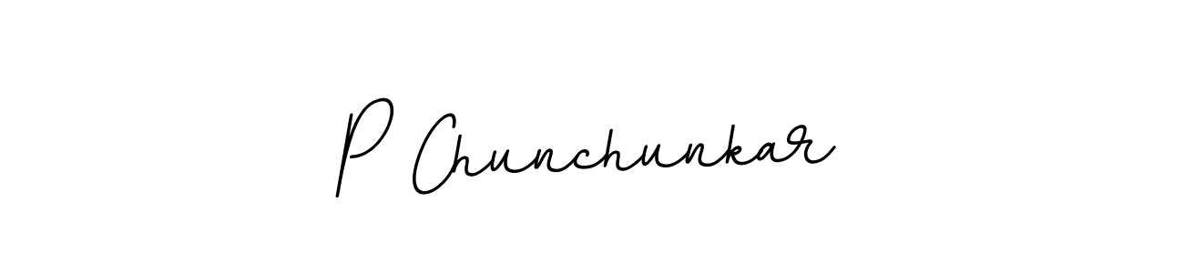 Make a beautiful signature design for name P Chunchunkar. Use this online signature maker to create a handwritten signature for free. P Chunchunkar signature style 11 images and pictures png