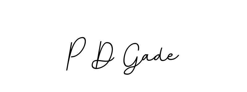 Similarly BallpointsItalic-DORy9 is the best handwritten signature design. Signature creator online .You can use it as an online autograph creator for name P D Gade. P D Gade signature style 11 images and pictures png