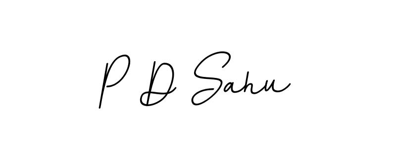 This is the best signature style for the P D Sahu name. Also you like these signature font (BallpointsItalic-DORy9). Mix name signature. P D Sahu signature style 11 images and pictures png