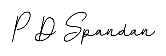 Discover how P D Spandan looks in an executive cursive font (BallpointsItalic-DORy9). Perfect for legal documents, invoices, and certificates. P D Spandan signature style 11 images and pictures png