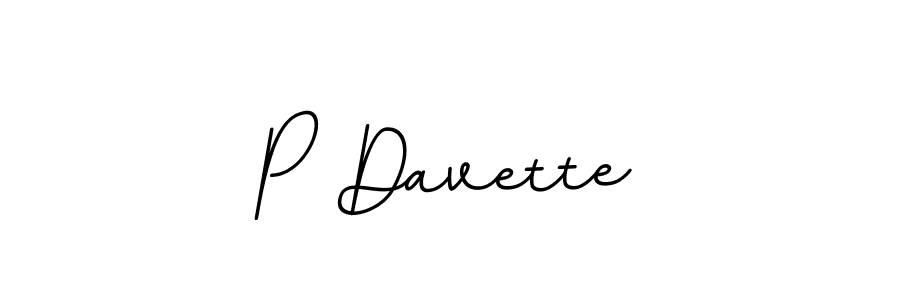 You should practise on your own different ways (BallpointsItalic-DORy9) to write your name (P Davette) in signature. don't let someone else do it for you. P Davette signature style 11 images and pictures png