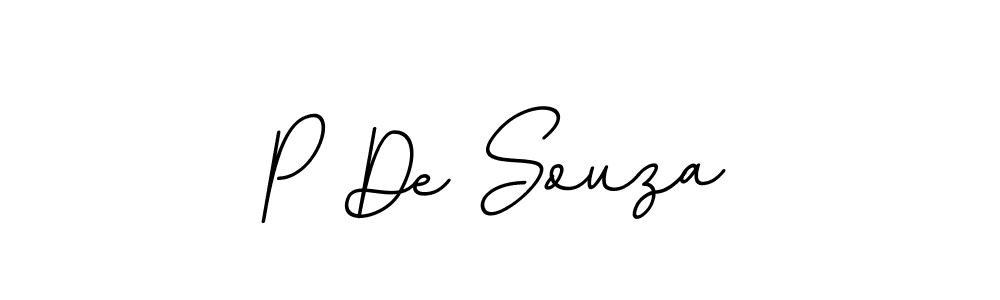 P De Souza stylish signature style. Best Handwritten Sign (BallpointsItalic-DORy9) for my name. Handwritten Signature Collection Ideas for my name P De Souza. P De Souza signature style 11 images and pictures png