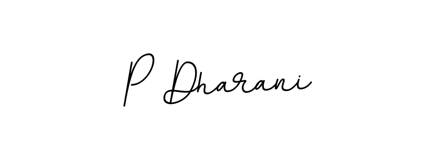 P Dharani stylish signature style. Best Handwritten Sign (BallpointsItalic-DORy9) for my name. Handwritten Signature Collection Ideas for my name P Dharani. P Dharani signature style 11 images and pictures png
