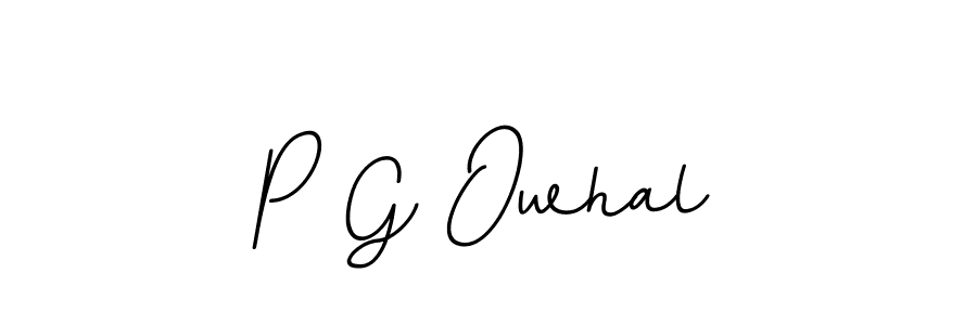 You can use this online signature creator to create a handwritten signature for the name P G Owhal. This is the best online autograph maker. P G Owhal signature style 11 images and pictures png