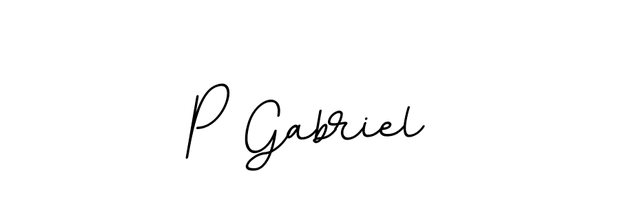 You should practise on your own different ways (BallpointsItalic-DORy9) to write your name (P Gabriel) in signature. don't let someone else do it for you. P Gabriel signature style 11 images and pictures png