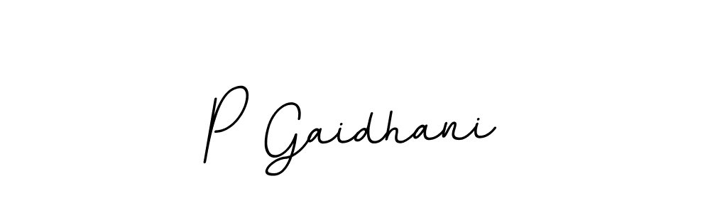 Similarly BallpointsItalic-DORy9 is the best handwritten signature design. Signature creator online .You can use it as an online autograph creator for name P Gaidhani. P Gaidhani signature style 11 images and pictures png