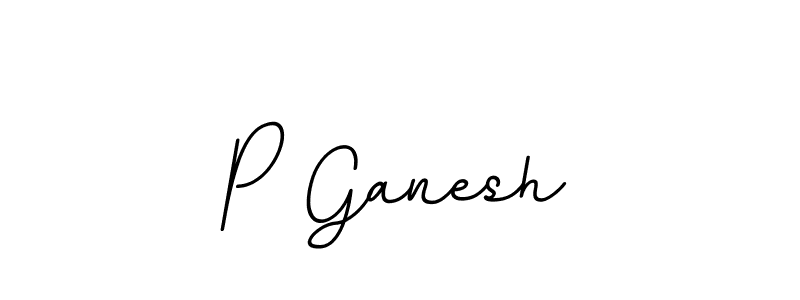 Design your own signature with our free online signature maker. With this signature software, you can create a handwritten (BallpointsItalic-DORy9) signature for name P Ganesh. P Ganesh signature style 11 images and pictures png