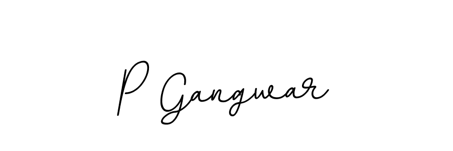 P Gangwar stylish signature style. Best Handwritten Sign (BallpointsItalic-DORy9) for my name. Handwritten Signature Collection Ideas for my name P Gangwar. P Gangwar signature style 11 images and pictures png