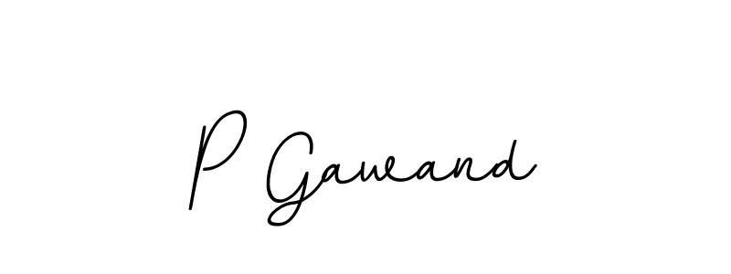 P Gawand stylish signature style. Best Handwritten Sign (BallpointsItalic-DORy9) for my name. Handwritten Signature Collection Ideas for my name P Gawand. P Gawand signature style 11 images and pictures png