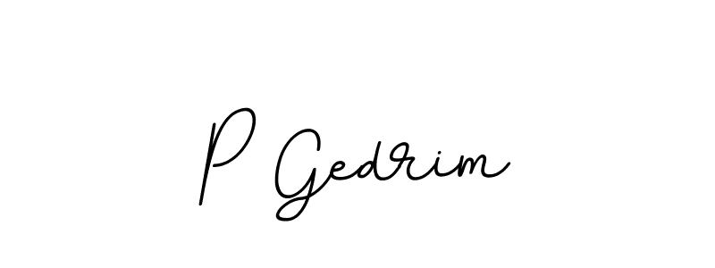 How to make P Gedrim signature? BallpointsItalic-DORy9 is a professional autograph style. Create handwritten signature for P Gedrim name. P Gedrim signature style 11 images and pictures png