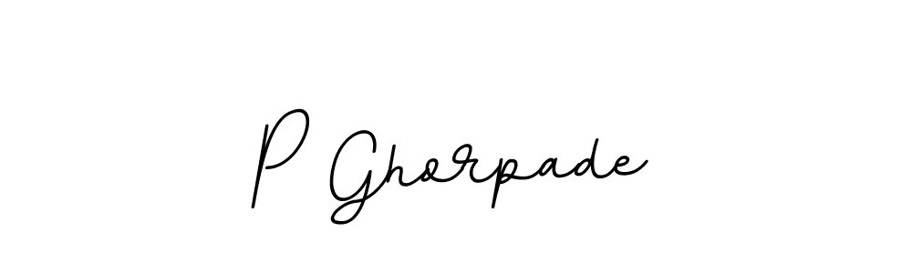 How to make P Ghorpade signature? BallpointsItalic-DORy9 is a professional autograph style. Create handwritten signature for P Ghorpade name. P Ghorpade signature style 11 images and pictures png