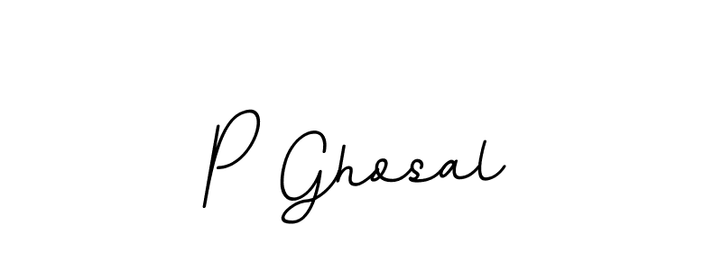 P Ghosal stylish signature style. Best Handwritten Sign (BallpointsItalic-DORy9) for my name. Handwritten Signature Collection Ideas for my name P Ghosal. P Ghosal signature style 11 images and pictures png