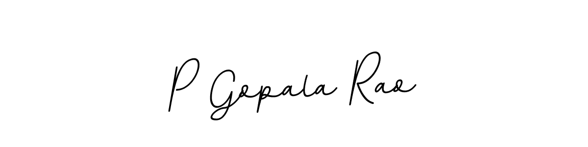 Use a signature maker to create a handwritten signature online. With this signature software, you can design (BallpointsItalic-DORy9) your own signature for name P Gopala Rao. P Gopala Rao signature style 11 images and pictures png