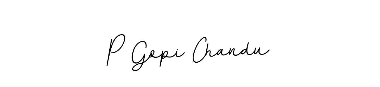 if you are searching for the best signature style for your name P Gopi Chandu. so please give up your signature search. here we have designed multiple signature styles  using BallpointsItalic-DORy9. P Gopi Chandu signature style 11 images and pictures png