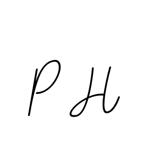 How to make P H signature? BallpointsItalic-DORy9 is a professional autograph style. Create handwritten signature for P H name. P H signature style 11 images and pictures png