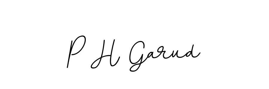 P H Garud stylish signature style. Best Handwritten Sign (BallpointsItalic-DORy9) for my name. Handwritten Signature Collection Ideas for my name P H Garud. P H Garud signature style 11 images and pictures png