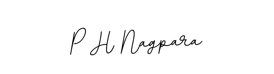 P H Nagpara stylish signature style. Best Handwritten Sign (BallpointsItalic-DORy9) for my name. Handwritten Signature Collection Ideas for my name P H Nagpara. P H Nagpara signature style 11 images and pictures png