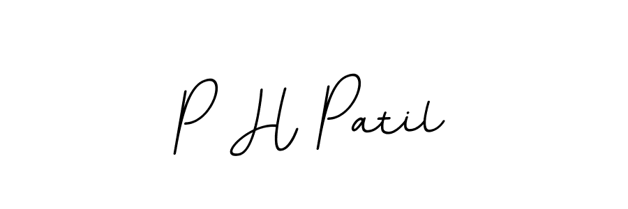 How to make P H Patil signature? BallpointsItalic-DORy9 is a professional autograph style. Create handwritten signature for P H Patil name. P H Patil signature style 11 images and pictures png