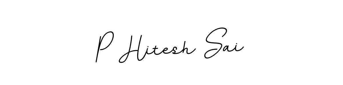 This is the best signature style for the P Hitesh Sai name. Also you like these signature font (BallpointsItalic-DORy9). Mix name signature. P Hitesh Sai signature style 11 images and pictures png