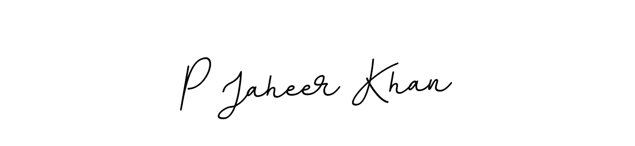 Make a beautiful signature design for name P Jaheer Khan. Use this online signature maker to create a handwritten signature for free. P Jaheer Khan signature style 11 images and pictures png
