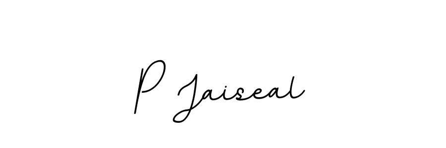 P Jaiseal stylish signature style. Best Handwritten Sign (BallpointsItalic-DORy9) for my name. Handwritten Signature Collection Ideas for my name P Jaiseal. P Jaiseal signature style 11 images and pictures png