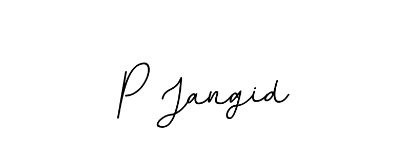 if you are searching for the best signature style for your name P Jangid. so please give up your signature search. here we have designed multiple signature styles  using BallpointsItalic-DORy9. P Jangid signature style 11 images and pictures png