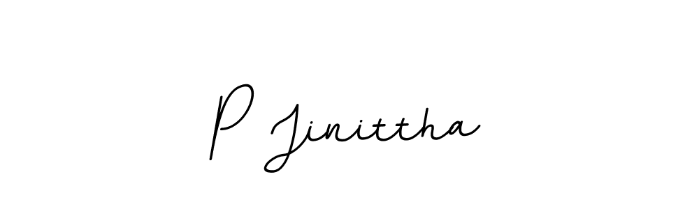 It looks lik you need a new signature style for name P Jinittha. Design unique handwritten (BallpointsItalic-DORy9) signature with our free signature maker in just a few clicks. P Jinittha signature style 11 images and pictures png