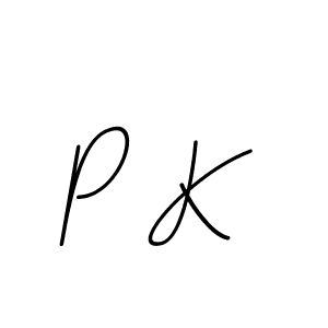 The best way (BallpointsItalic-DORy9) to make a short signature is to pick only two or three words in your name. The name P K include a total of six letters. For converting this name. P K signature style 11 images and pictures png