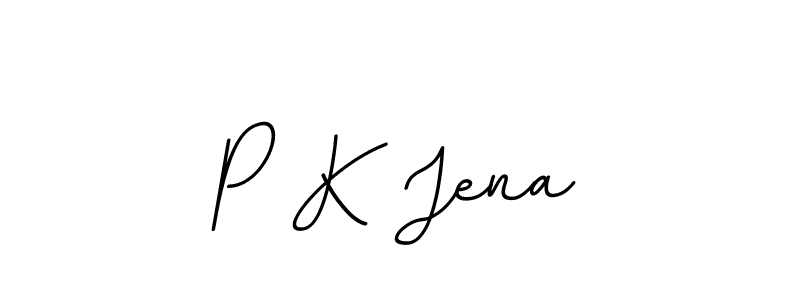 P K Jena stylish signature style. Best Handwritten Sign (BallpointsItalic-DORy9) for my name. Handwritten Signature Collection Ideas for my name P K Jena. P K Jena signature style 11 images and pictures png