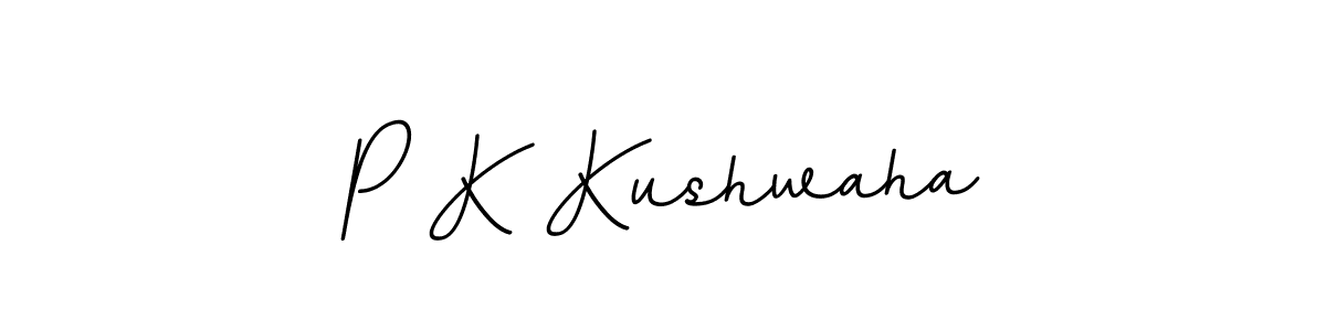 P K Kushwaha stylish signature style. Best Handwritten Sign (BallpointsItalic-DORy9) for my name. Handwritten Signature Collection Ideas for my name P K Kushwaha. P K Kushwaha signature style 11 images and pictures png