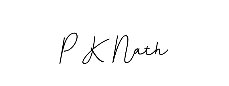 How to make P K Nath name signature. Use BallpointsItalic-DORy9 style for creating short signs online. This is the latest handwritten sign. P K Nath signature style 11 images and pictures png