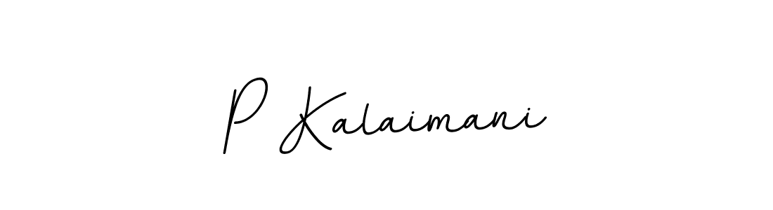 How to make P Kalaimani signature? BallpointsItalic-DORy9 is a professional autograph style. Create handwritten signature for P Kalaimani name. P Kalaimani signature style 11 images and pictures png