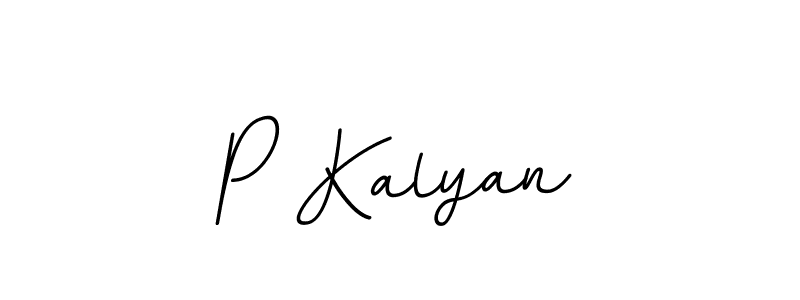 You should practise on your own different ways (BallpointsItalic-DORy9) to write your name (P Kalyan) in signature. don't let someone else do it for you. P Kalyan signature style 11 images and pictures png