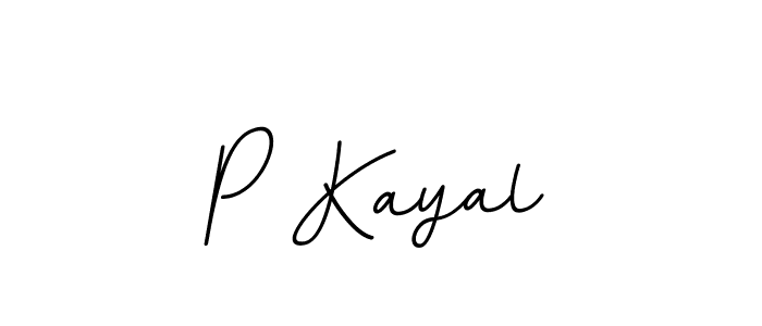 This is the best signature style for the P Kayal name. Also you like these signature font (BallpointsItalic-DORy9). Mix name signature. P Kayal signature style 11 images and pictures png