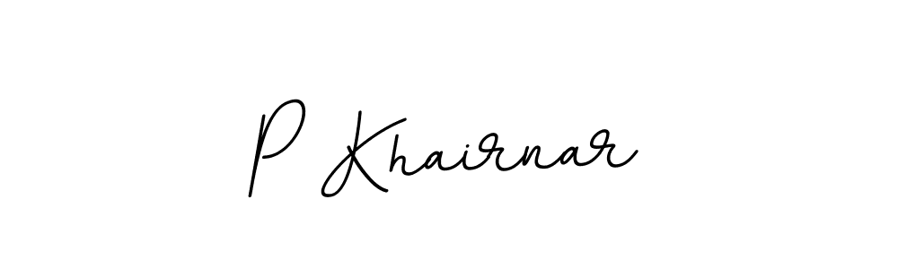 This is the best signature style for the P Khairnar name. Also you like these signature font (BallpointsItalic-DORy9). Mix name signature. P Khairnar signature style 11 images and pictures png