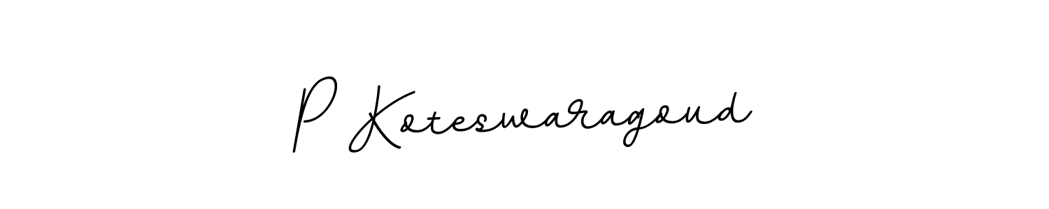 P Koteswaragoud stylish signature style. Best Handwritten Sign (BallpointsItalic-DORy9) for my name. Handwritten Signature Collection Ideas for my name P Koteswaragoud. P Koteswaragoud signature style 11 images and pictures png