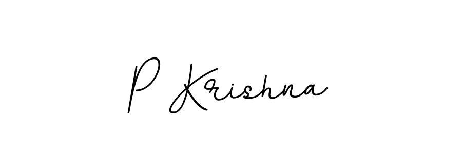 Also we have P Krishna name is the best signature style. Create professional handwritten signature collection using BallpointsItalic-DORy9 autograph style. P Krishna signature style 11 images and pictures png