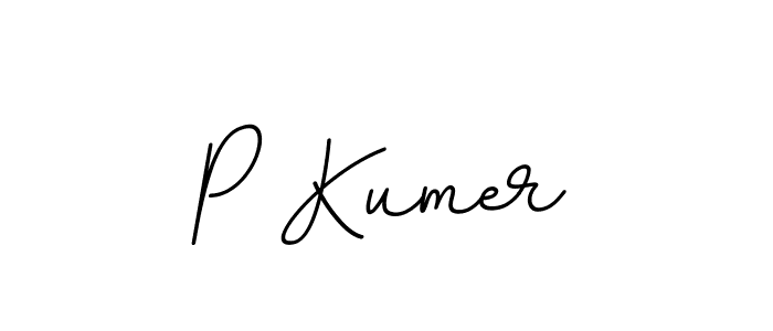 P Kumer stylish signature style. Best Handwritten Sign (BallpointsItalic-DORy9) for my name. Handwritten Signature Collection Ideas for my name P Kumer. P Kumer signature style 11 images and pictures png