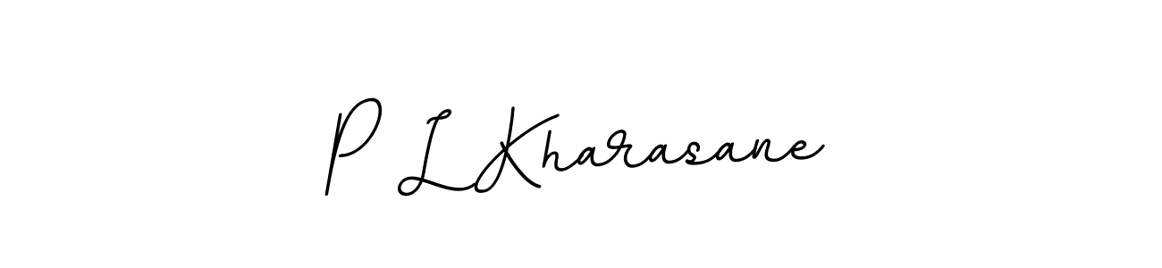 How to Draw P L Kharasane signature style? BallpointsItalic-DORy9 is a latest design signature styles for name P L Kharasane. P L Kharasane signature style 11 images and pictures png